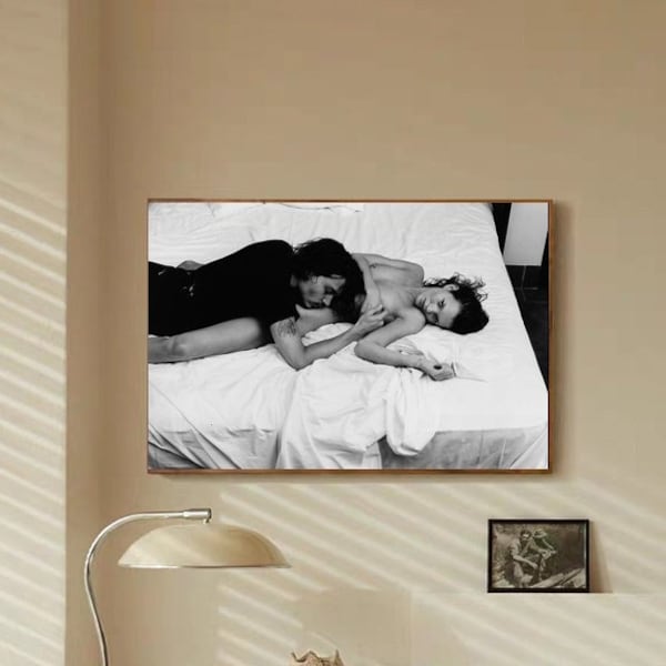 Kate Moss Celebrity Music Star bedroom art Canvas Poster-unframe-8x12'',12x18''14x21''16x24''20x30''24x36''