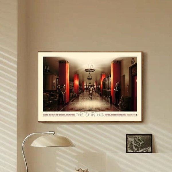 The Shining Classic movie bedroom art Canvas Poster-unframe-8x12'',12x18''14x21''16x24''20x30''24x36''