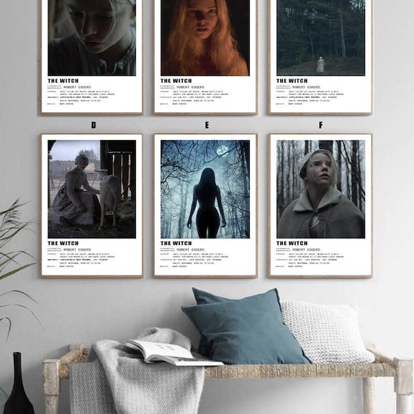 The witch Film Classic Movie bedroom art Canvas Poster-unframe-8x12'',12x18''14x21''16x24''20x30''24x36''