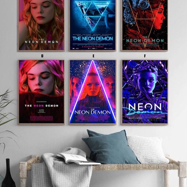 The Neon Demon Film Classic Movie bedroom art Canvas Poster-unframe-8x12'',12x18''14x21''16x24''20x30''24x36''