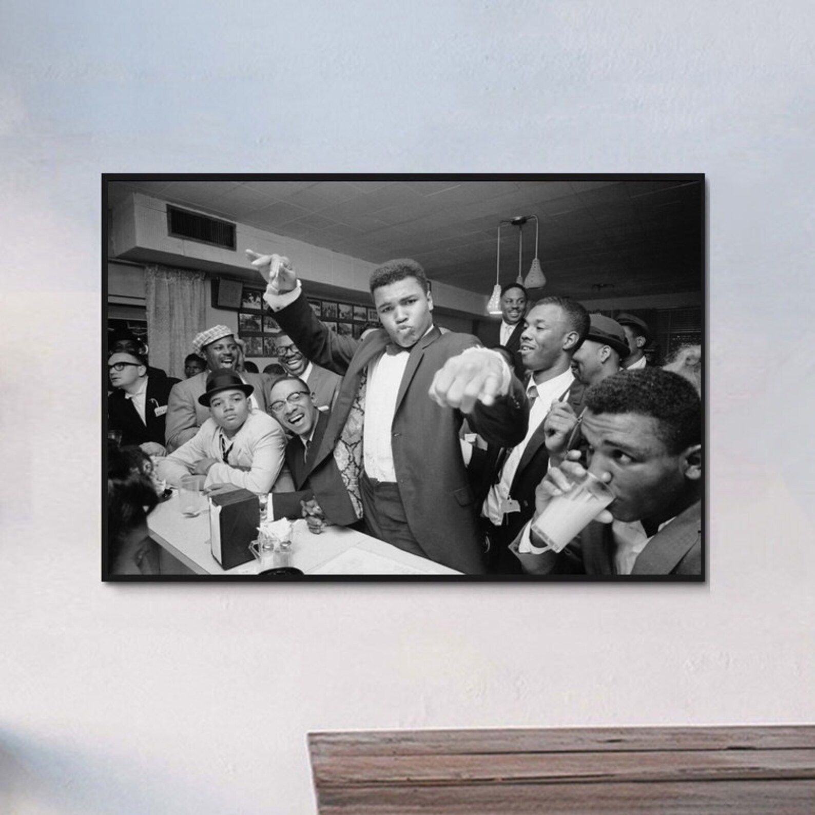 Muhammad Ali and Malcolm X Celebrity Music Star bedroom art Etsy