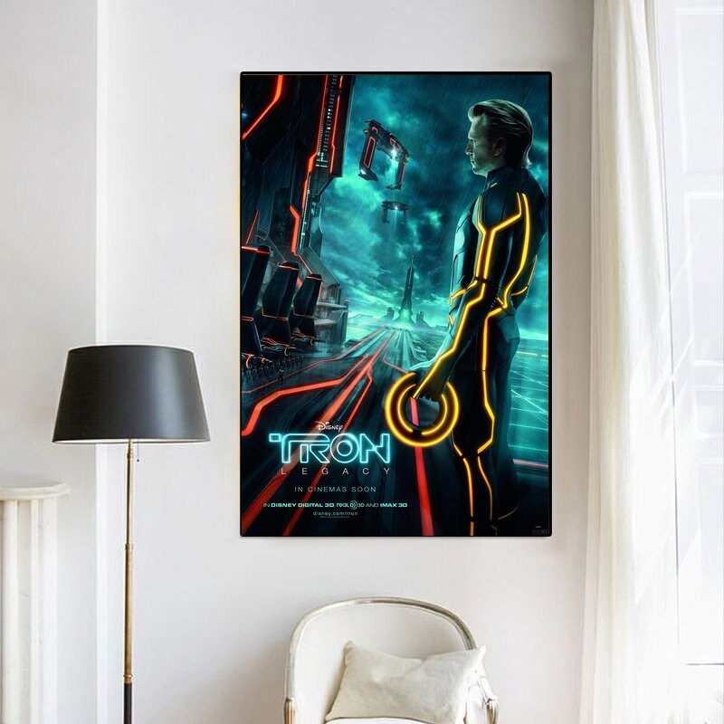 Tron Collection Poster Xl Movie Tron Wall Tron Legacy Movie Poster 24inx36in Bad Dog