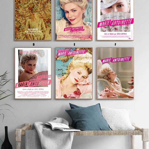 Marie Antoinette film Classic movie bedroom art Canvas Poster-unframe-8x12'',12x18''14x21''16x24''20x30''24x36''