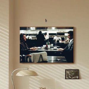 Robert De Niro als Neil McCauley - Heat Classic Film Schlafzimmer Kunst Leinwand Poster-ungerahmt-8x12''14x21''16x24''24x36''Multiple Options