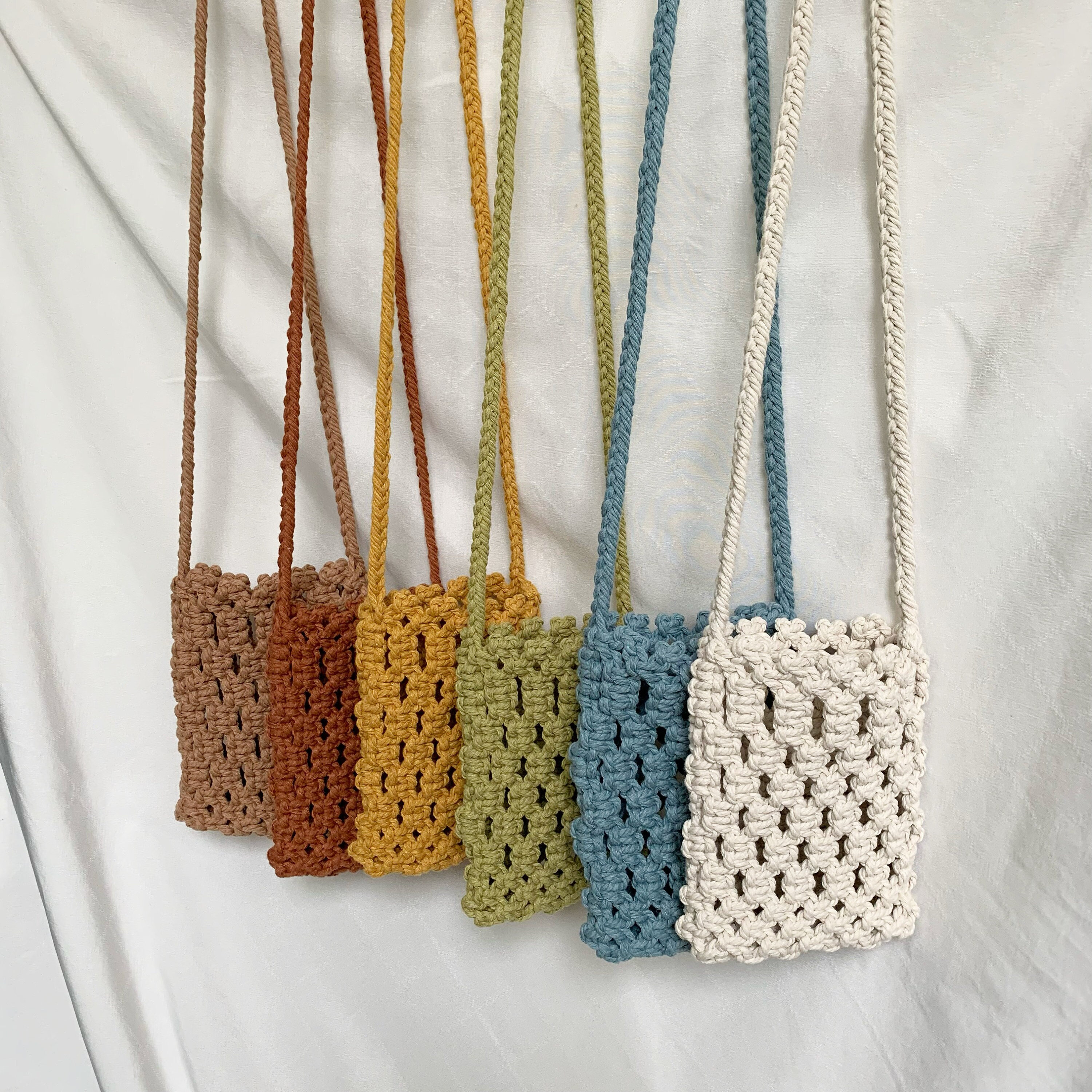 Crochet Shoulder Bag, T-shirt Yarn Bags, Minimalist, Boho Bag Crossbody-sea  Blue 