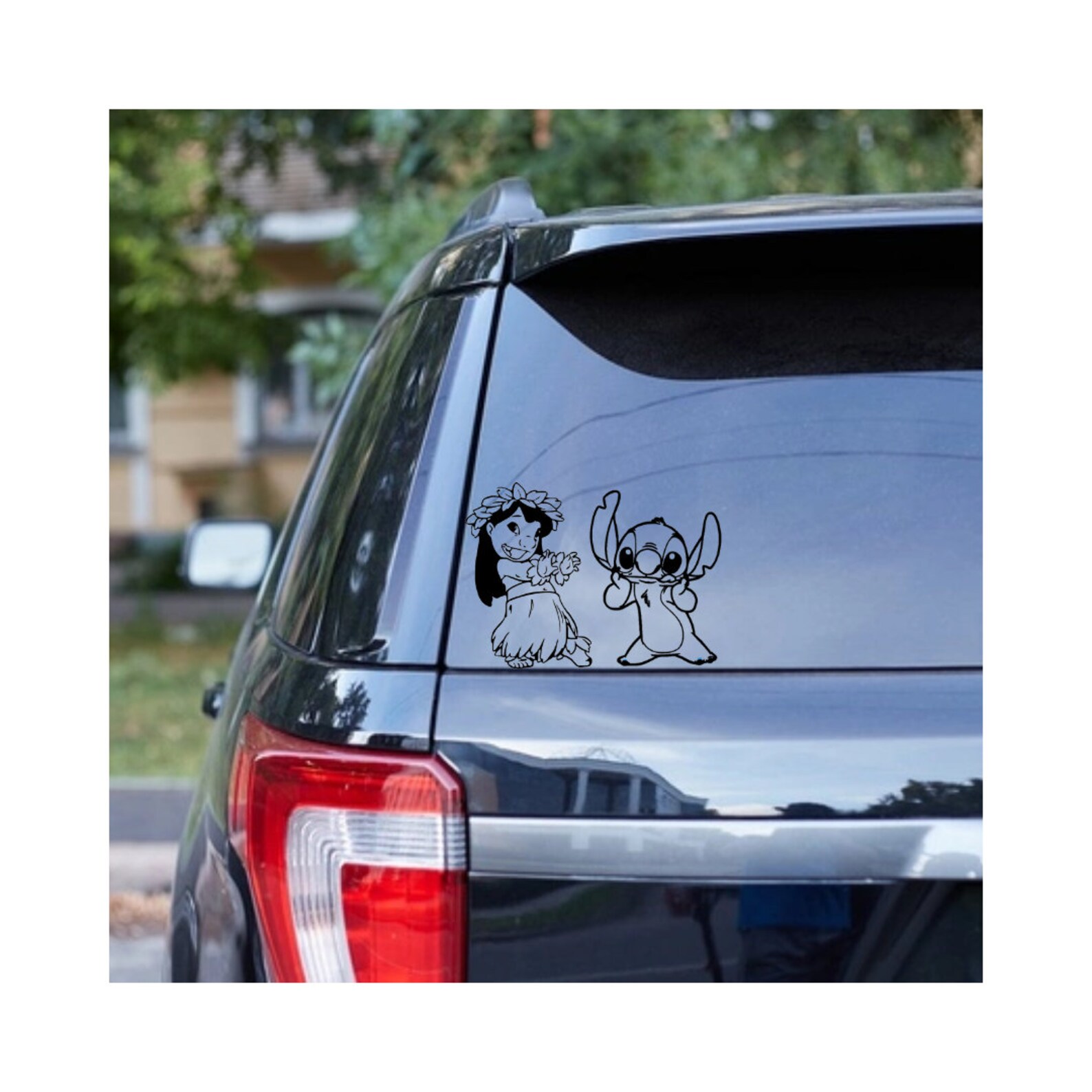 Lilo and Stitch Car Window Decal/sticker With FREE APPLICATION - Etsy