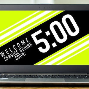 Worship Service Countdown Timer: Livestream Intro (MP4 Video)