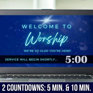 Church Countdown Video | Welcome to Worship Motion Graphic