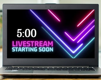 Livestream Starting Soon Countdown For Church, Online Timer For Livestreams, Facebook Live, Zoom, YouTube, Motion Worship Countdown Timer