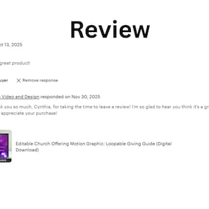 Curch Project Offering Editable Church Offering Motion Graphic: Loopable Giving Guide (digital ...