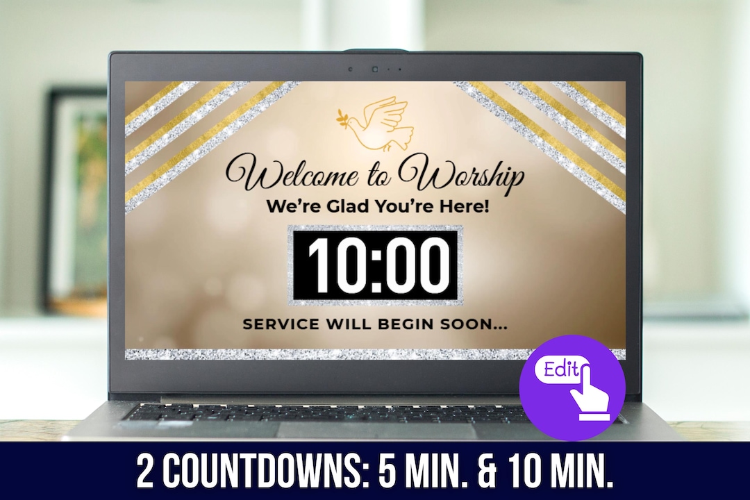 Editable Church Countdown Timers | 5-minutes & 10-minutes Welcome to ...