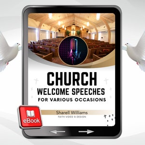 Church Welcome Speech Guide: Pastor Appreciation, Worship Leaders (PDF