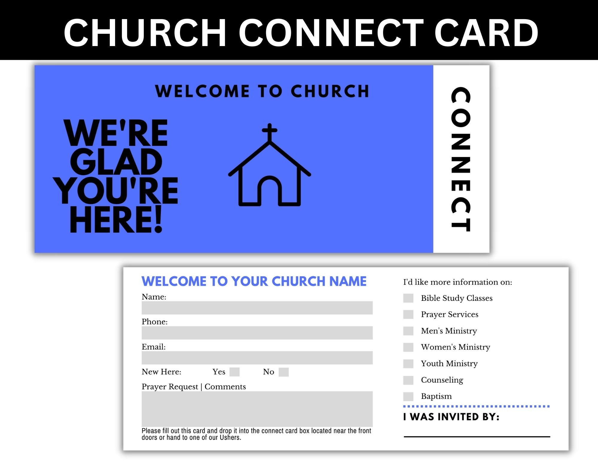 Church registration cards