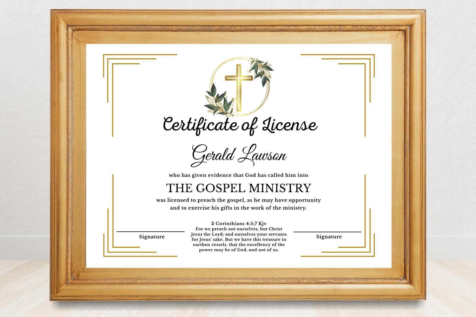 editable-minister-s-certificate-of-license-ministerial-etsy
