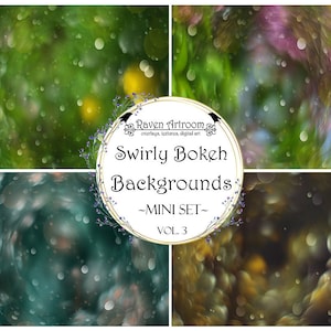 Swirly Bokeh Overlays, Bokeh Background, Nature Bokeh, Photoshop Overlays, Digital Backdrop, Photo Overlays, Bokeh Lights, Helios Bokeh