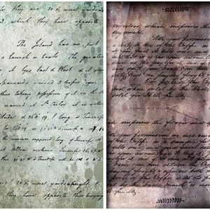 Handwriting Textures 10 Vintage Handwriting Textures, Distressed Textures, Photoshop ...
