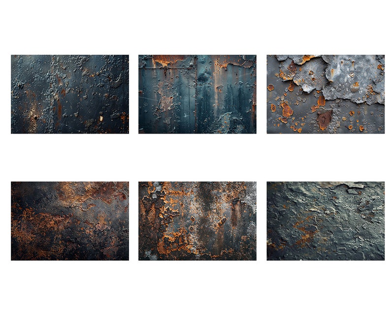Metal Rust Textures, Photoshop Overlays, Vintage Textures, Grunge ...