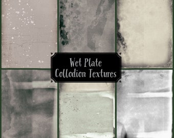 10 Photoshop Overlays, Wet Plate Collodion TEXTURES, Vintage Textures, Digital Backdrop, Digital Paper, Scrapbook, Photography Background,