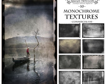 Photoshop Overlays, Monochrome TEXTURES, Vintage Textures, Backdrop, Digital Paper, Scrapbook, Photography Background, Textures Overlay