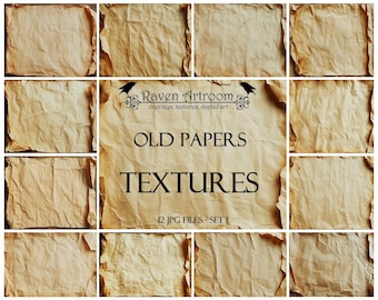Old Papers Textures, Photoshop Textures, Photoshop Overlays, Vintage Textures, Fine Art Textures, Digital Paper, Digital Scrapbooking