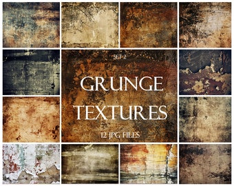Texturas grunge, texturas de bellas artes, superposiciones grunge para Photoshop, papel digital, fondo digital, texturas vintage, fondo para fotografía