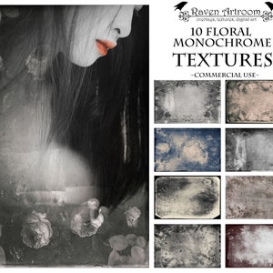 Photoshop Overlays, Monochrome TEXTURES, Vintage Textures, Backdrop, Digital Paper, Scrapbook, Photography Background, Textures, Overlays