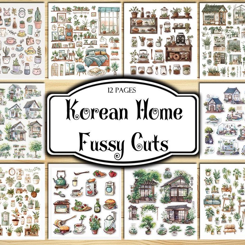Printable Korea Stickers - Etsy UK