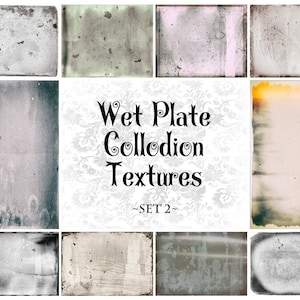 10 Photoshop Overlays, Wet Plate Collodion TEXTURES, Vintage Textures, Digital Backdrop, Digital Paper, Scrapbooking, Photography Background