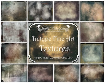 Tintype Fine Art Textures, Wet Plate Collodion Textures, Vintage Textures, Vintage Overlays, Photoshop Overlays, Fine Art Textures, Layers