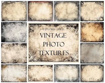 Vintage Photo Textures, Portrait Overlays, Wet Plate Collodion Textures, Grunge Textures, Layers, Digital Background, Photography Overlay