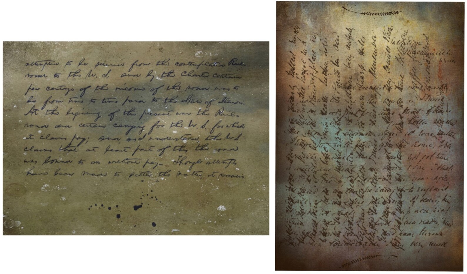 Handwriting Textures 10 Vintage Handwriting Textures, Distressed Textures, Photoshop ...