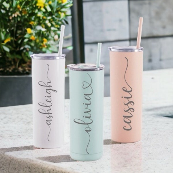 Personalized Tumbler for Mom, Bridesmaid Tumbler, Sister Gifts, Gift for Best Friends, Mothers Day Gift, Tumbler Accessories, Mugs for Mom