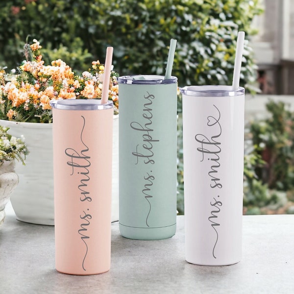 Teacher Appreciation Gifts, Personalized Tumbler for Teacher, Mothers Day Gift, Teacher Gifts, Teacher Tumbler Accessories, Mugs for Mom