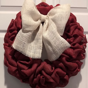 Burlap Wreath