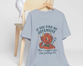 Vintage Offensive Saying Graphic T-Shirt