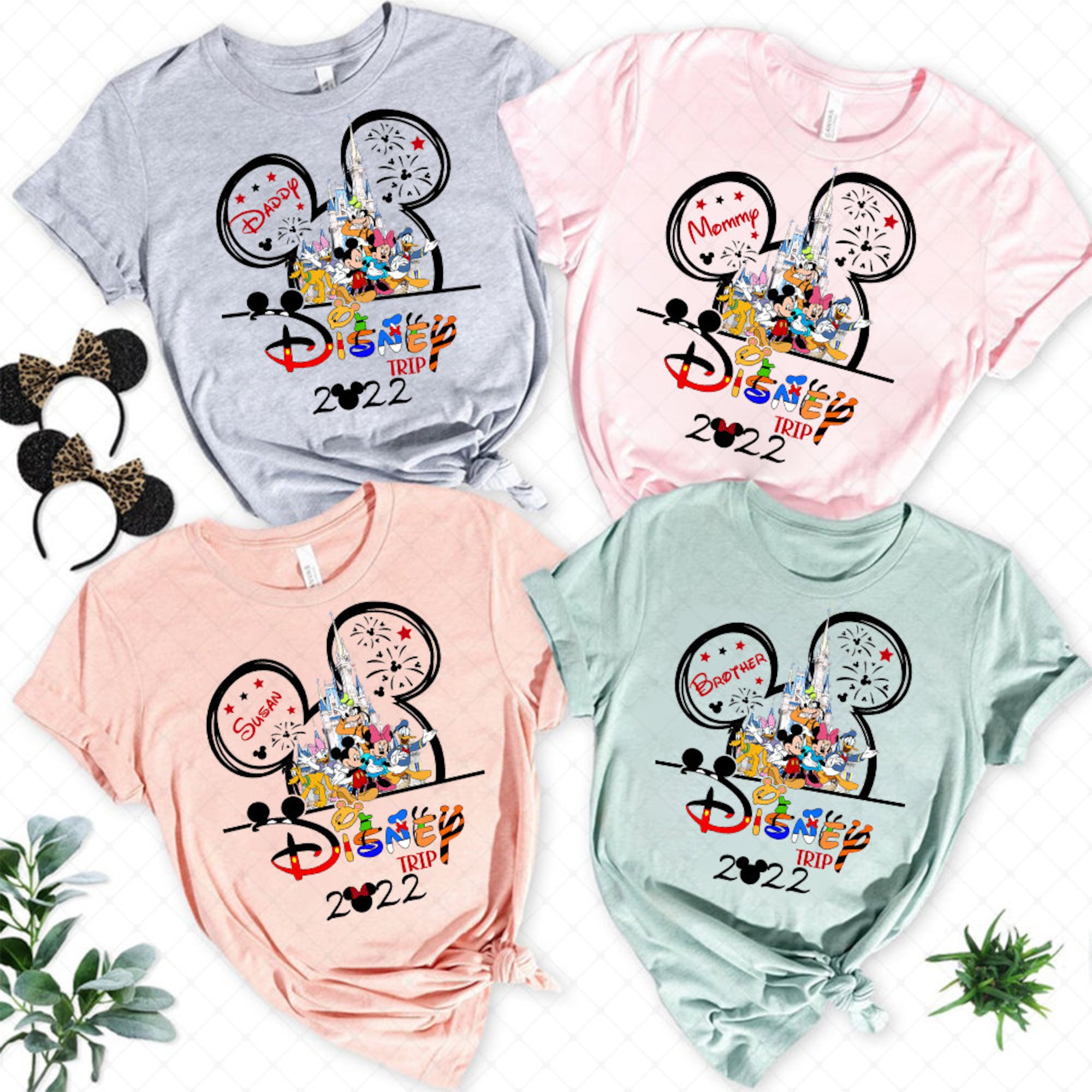 Personalized Disney trip 2022 shirts Family Matching, Vacation to Disneyworld