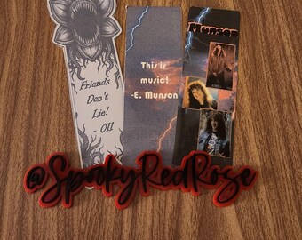 Strange bookmark | hell club | 11  | friends don't like | 80s retro