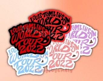 Tour du monde Louis 2022 | ltwt, 22, Sticker découpé, 369, Imperméable, Sticker brillant, Future, Tommo, 28, Faith