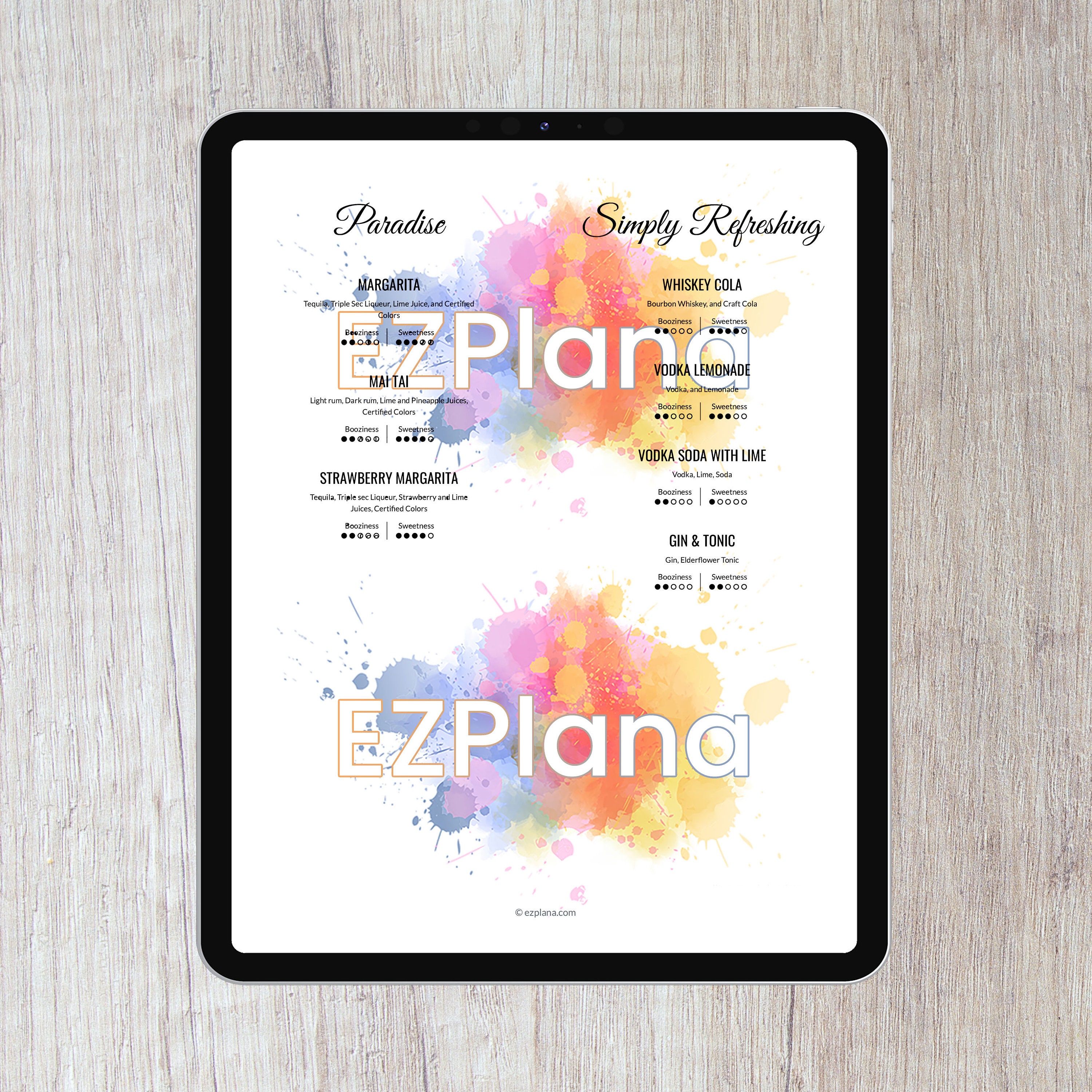 Printable Drinkworks Drink Menu For All Current Keurig Etsy