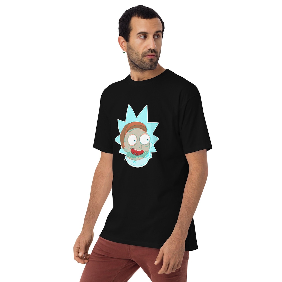 Rick Morty Shirt 3D Anaglyphic Illusion Trippy anaglyph - Etsy