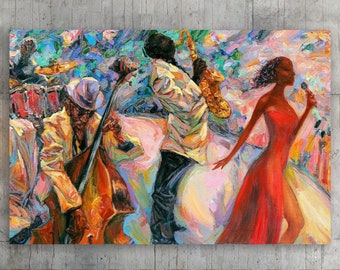 絵画 JAZZ ART Visions of Jazz Art - Original Painting by John Bukaty | 36
