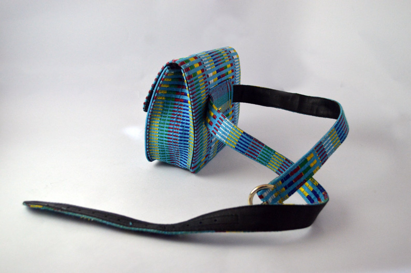 Fanny Pack/Waist wallet handmade with Akwete textile Etsy