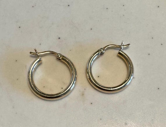 14k Gold Hoops, 1.6 grams