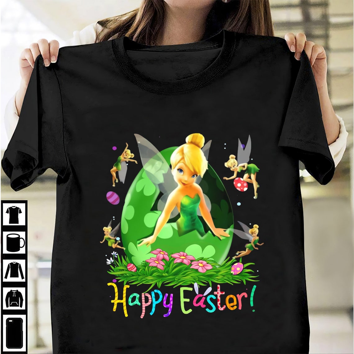 Tinker Bell Easter Egg Happy Easter Happy Easter Day Shirt Etsy