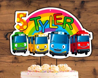 Bus Cake Topper Etsy Bus Cake Topper Etsy