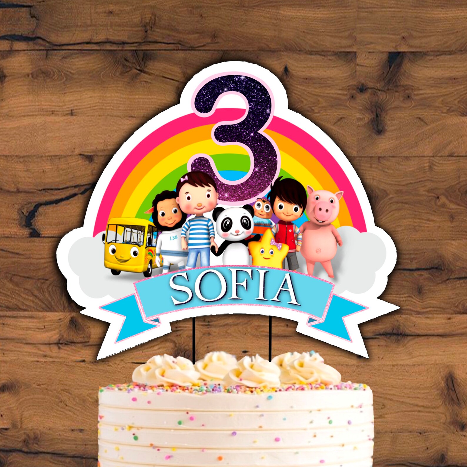 PRINTABLE Little Baby Bum Cake Topper Baby Bum Party Baby | Etsy