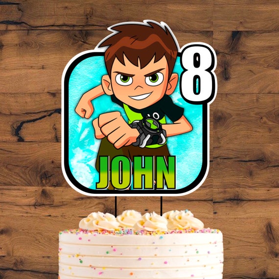 ben 10 cake topper printable