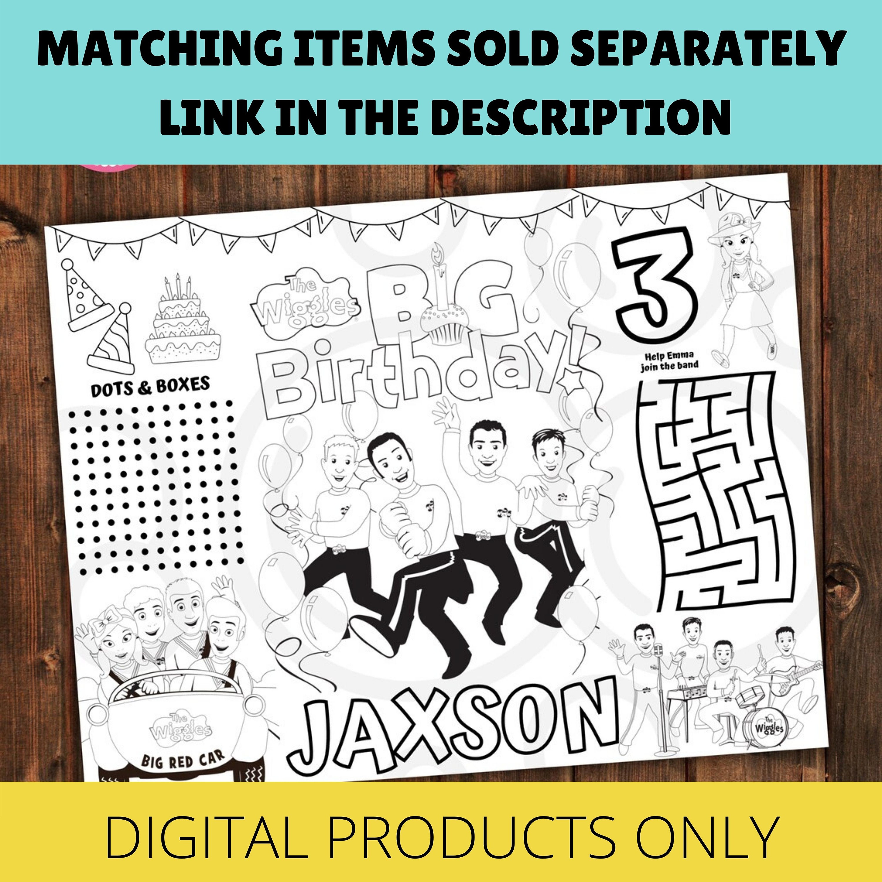 Wiggles Iron on Transfer DIGITAL Wiggles Shirt Wiggles Etsy New Zealand