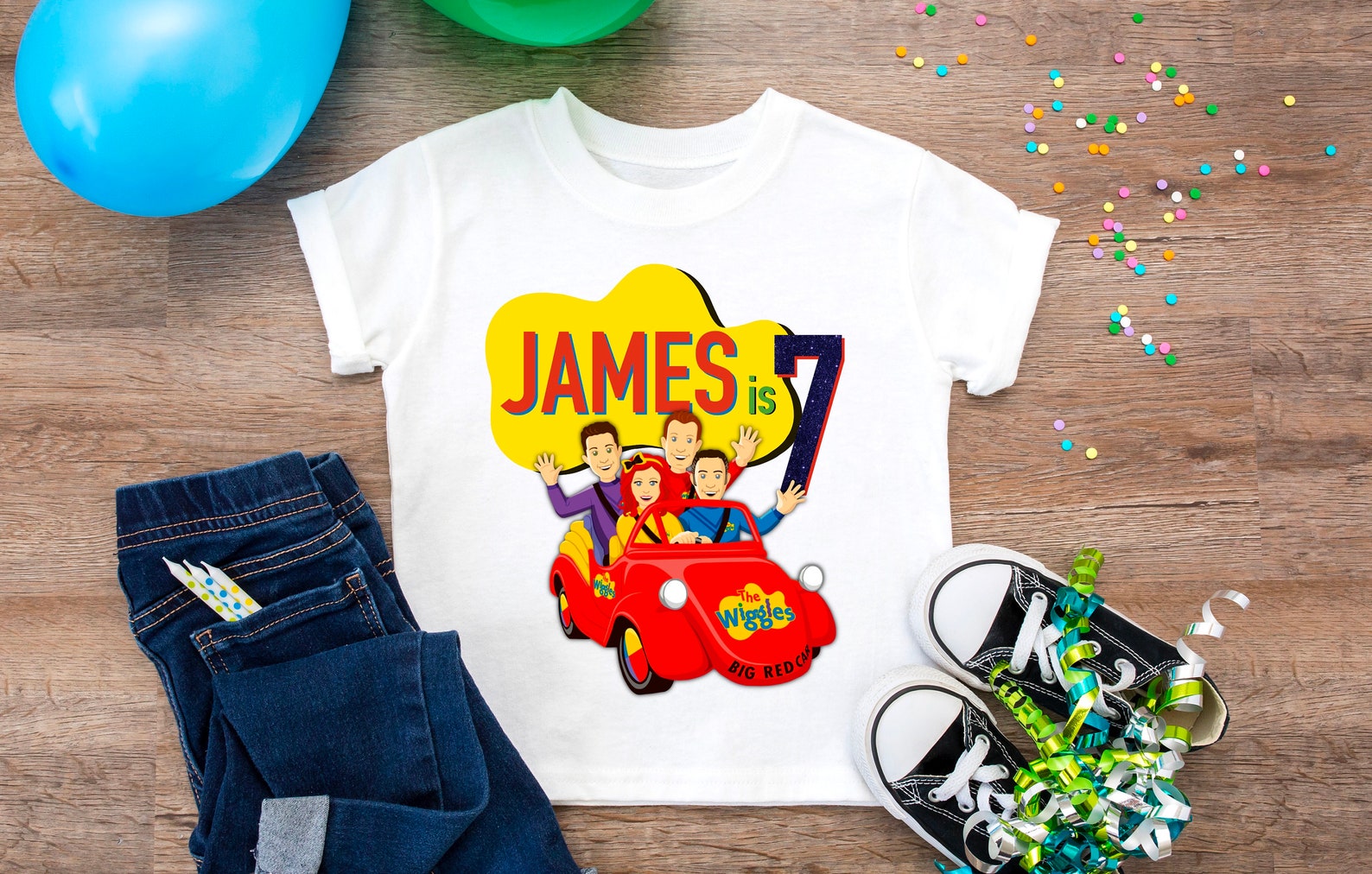 Wiggles Iron on Transfer DIGITAL Wiggles Shirt Wiggles Etsy