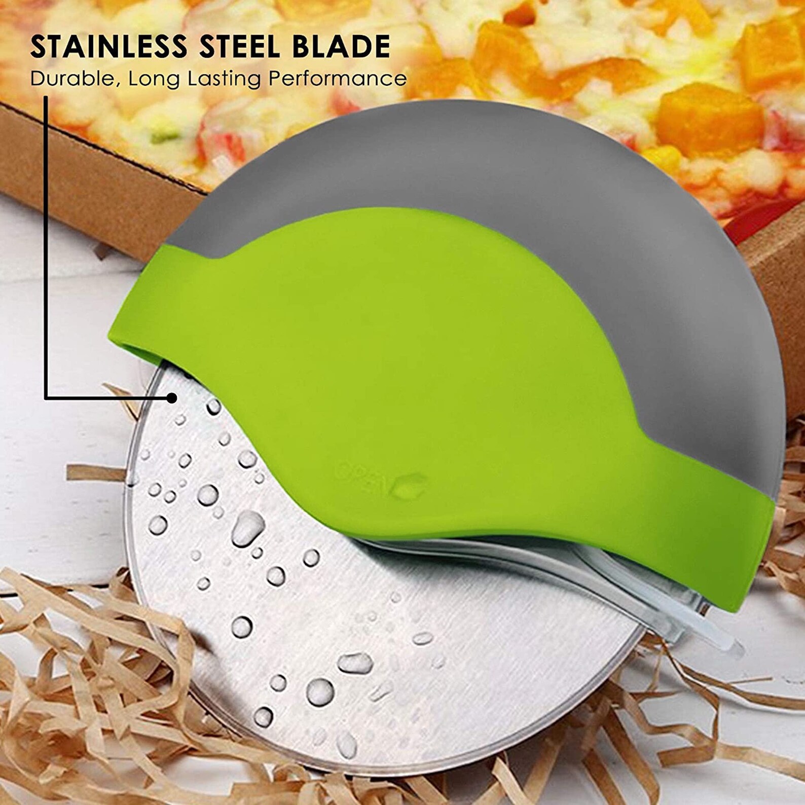 Pizza Wheel Sharp Stainless Steel Pizza Wheel Cutter With Etsy